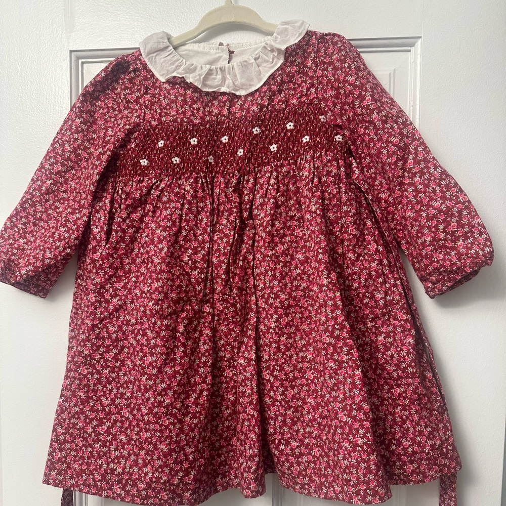 Confiture Smocked Floral Toddler Dress
